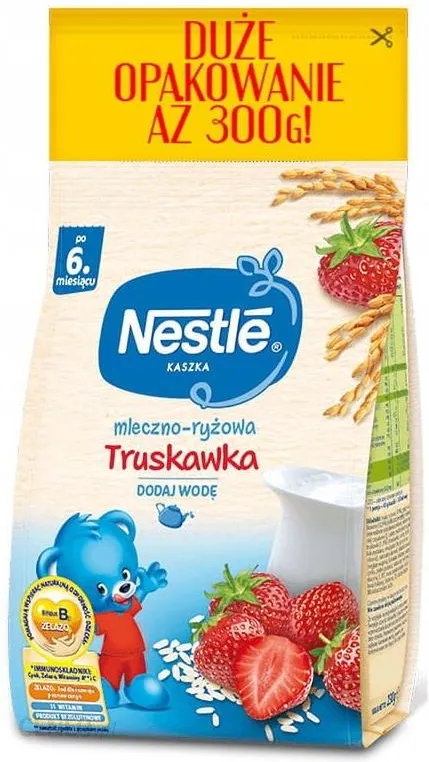 Kaszka mleczno-ryżowa truskawka picture