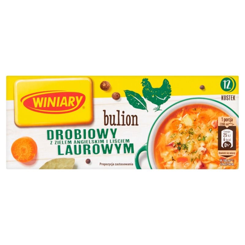 Bulion drobiowy z zielem angielskim i liściem laurowym picture