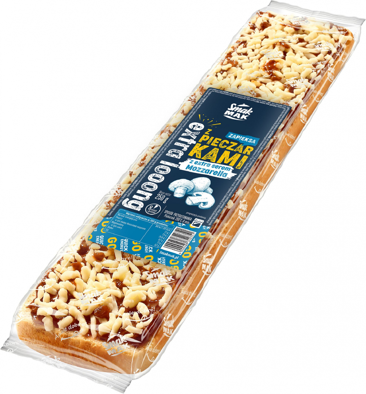 Zapiekanka extra long z pieczarkami i mozzarellą picture