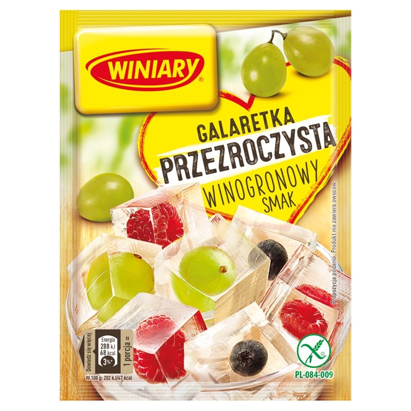 Galaretka przezroczysta winogronowa picture
