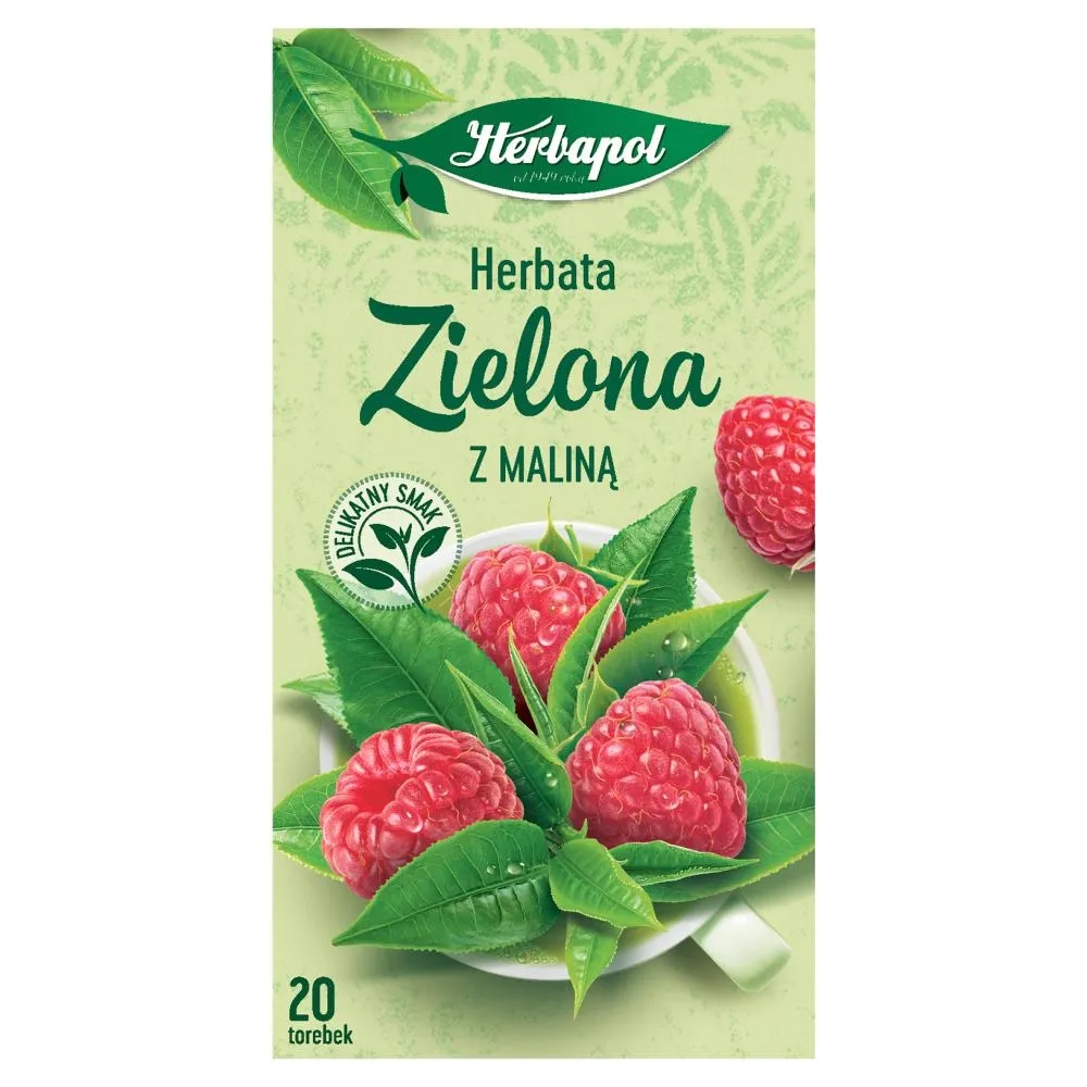 Herbata zielona z maliną picture