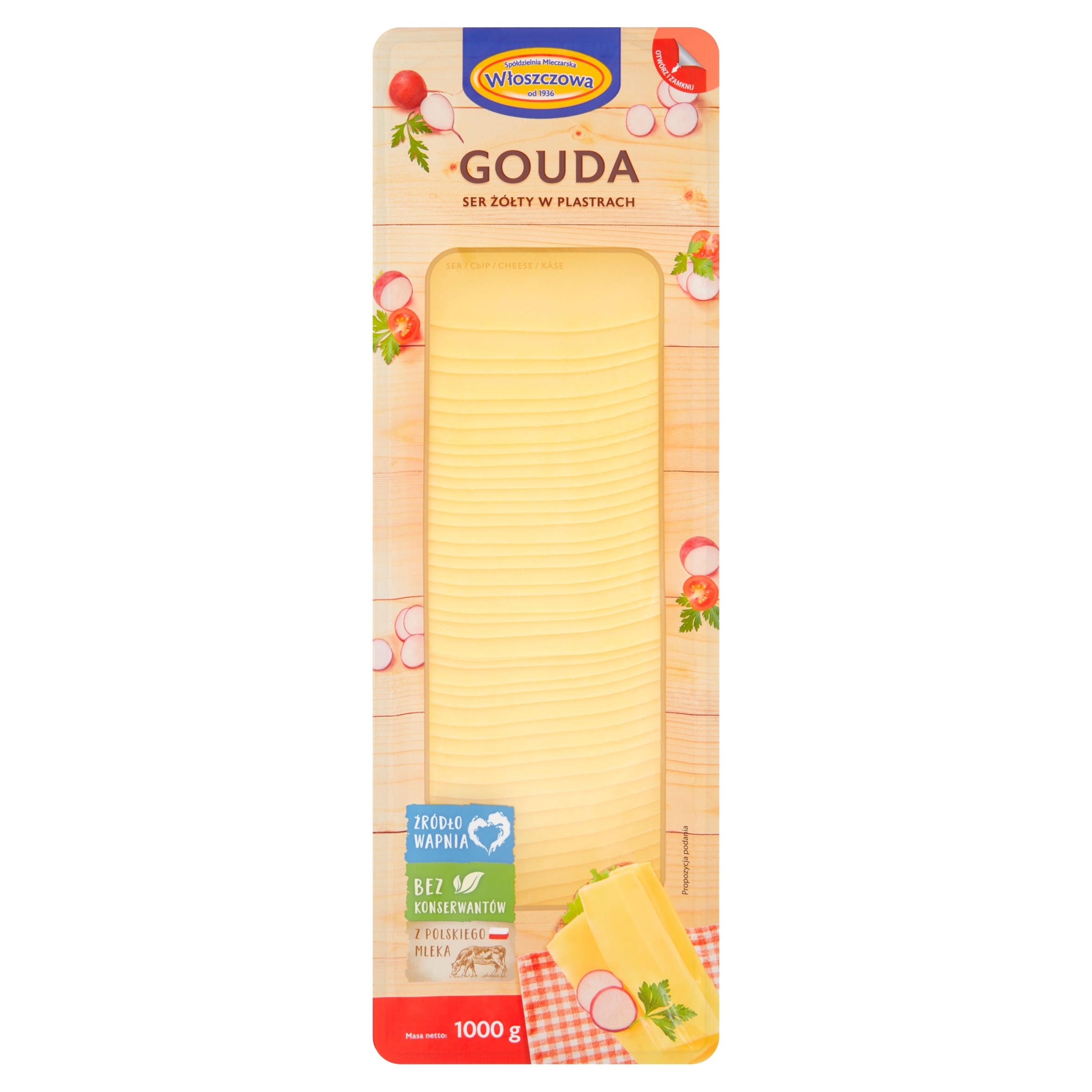 Ser gouda w plastrach picture
