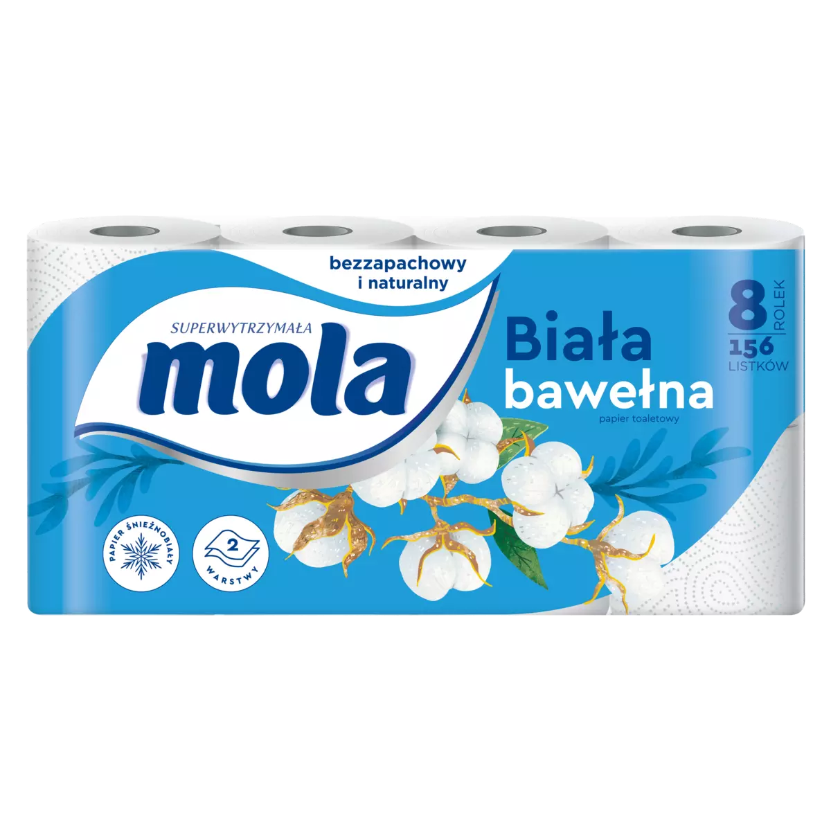 Papier toaletowy biała bawełna picture