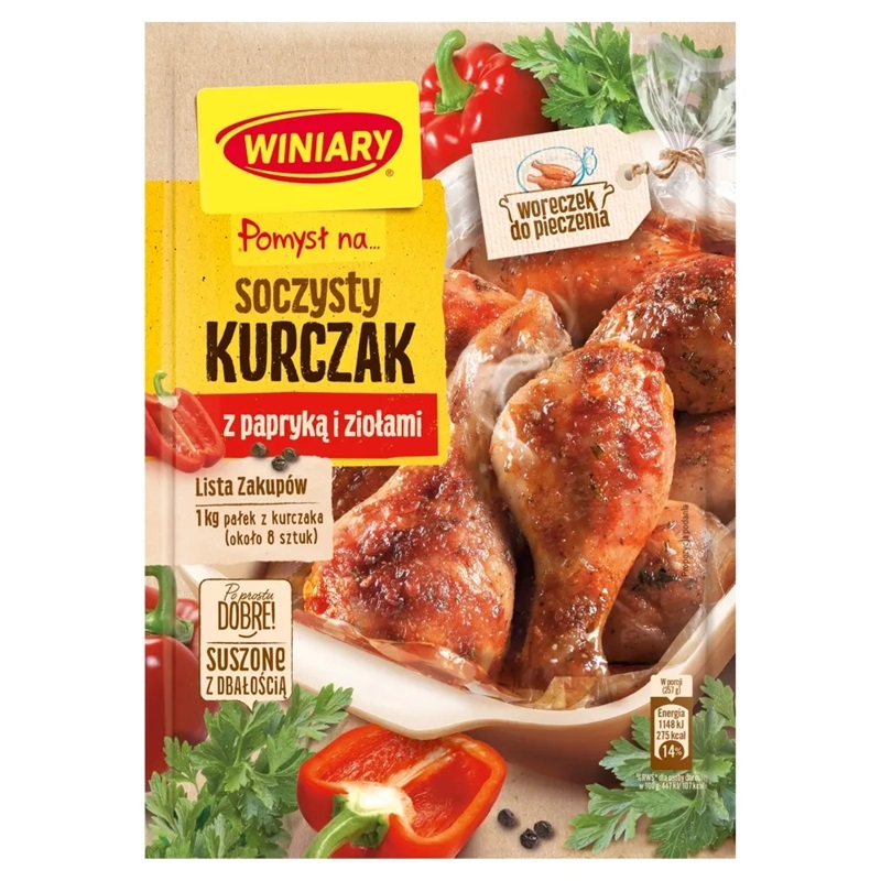 Soczysty kurczak z papryką i ziołami picture