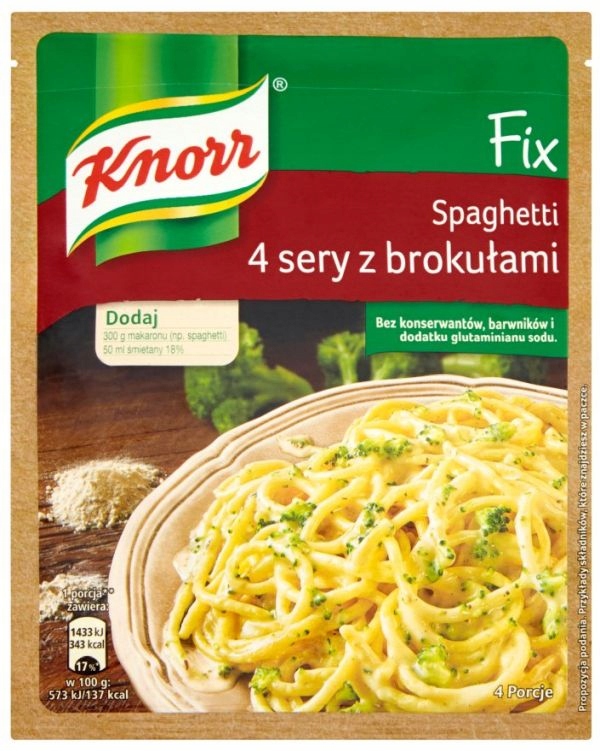 Fix spaghetti 4 sery z brokułami (przed 2022 r) picture