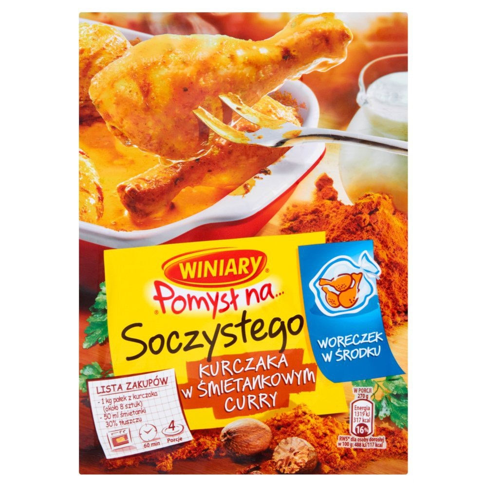 Soczysty kurczak w śmietankowym curry picture