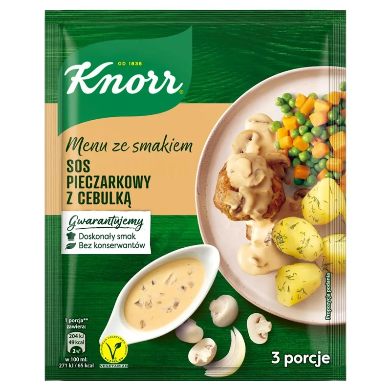 Sos pieczarkowy z cebulką picture