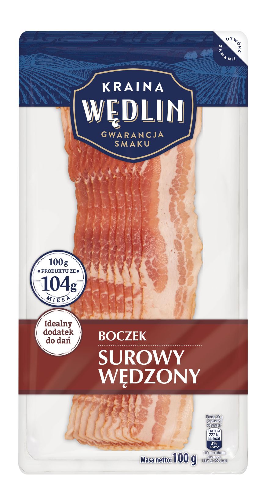Boczek surowy wędzony picture