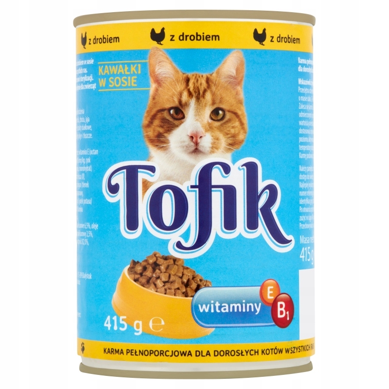 Karma dla kota w sosie z drobiem picture