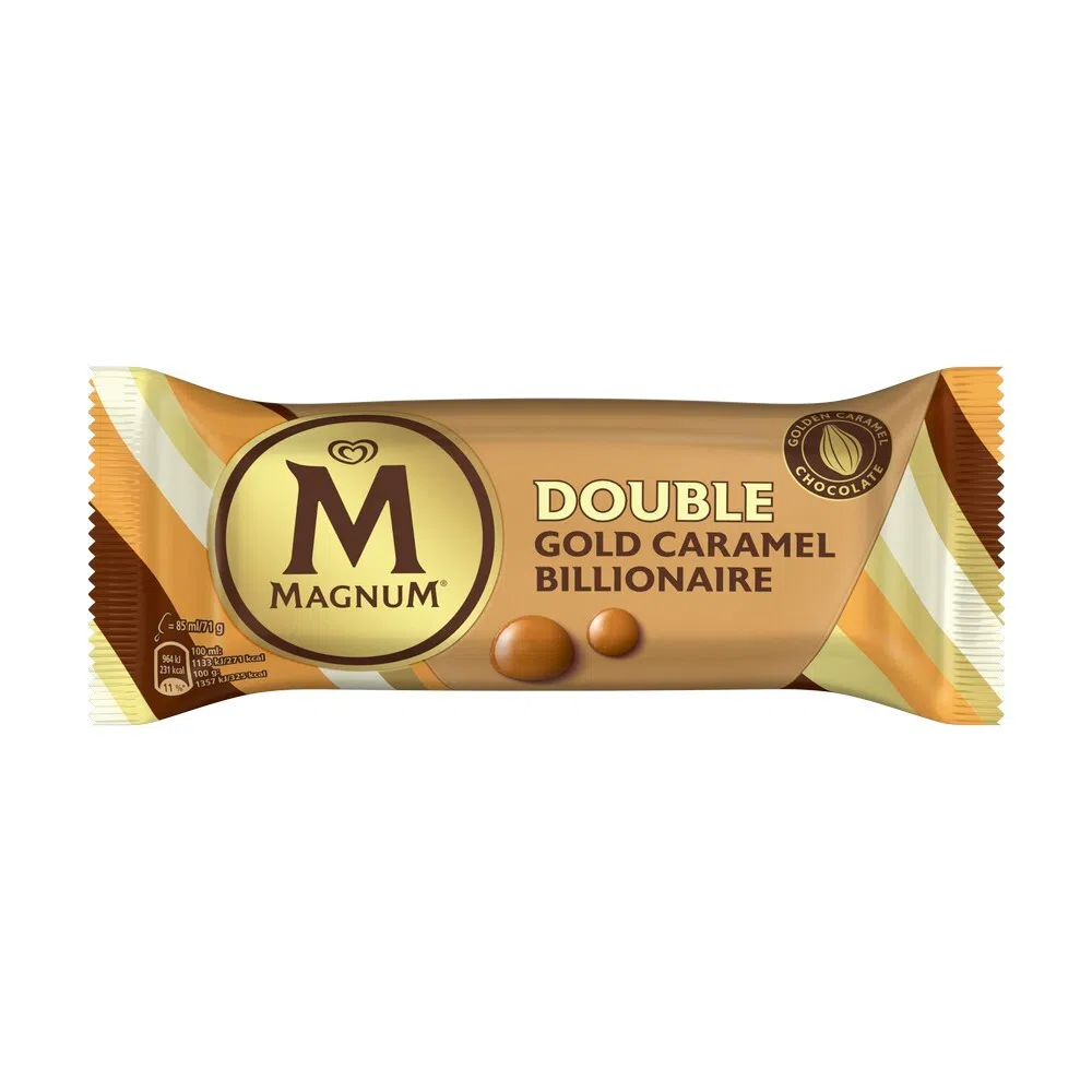 Inghetata pe bat double gold caramel billionaire picture