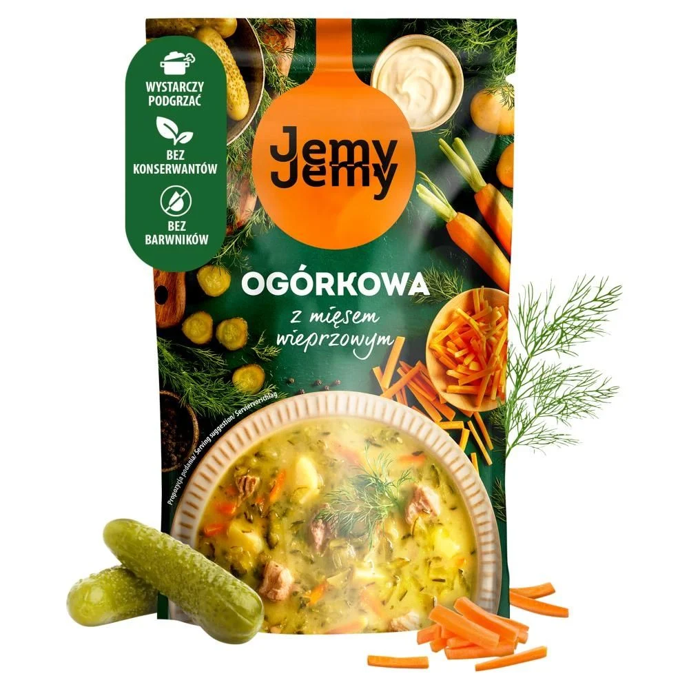 Ogórkowa z mięsem wieprzowym picture