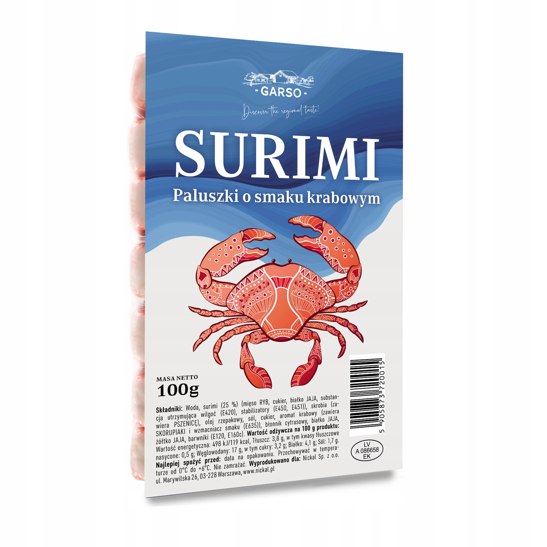 Paluszki surimi picture