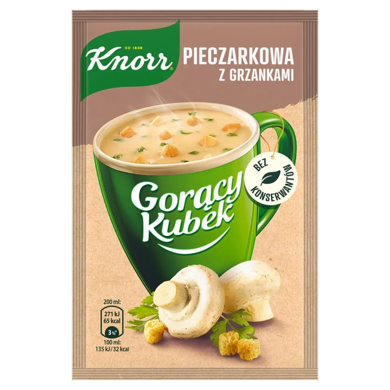 Pieczarkowa z grzankami picture