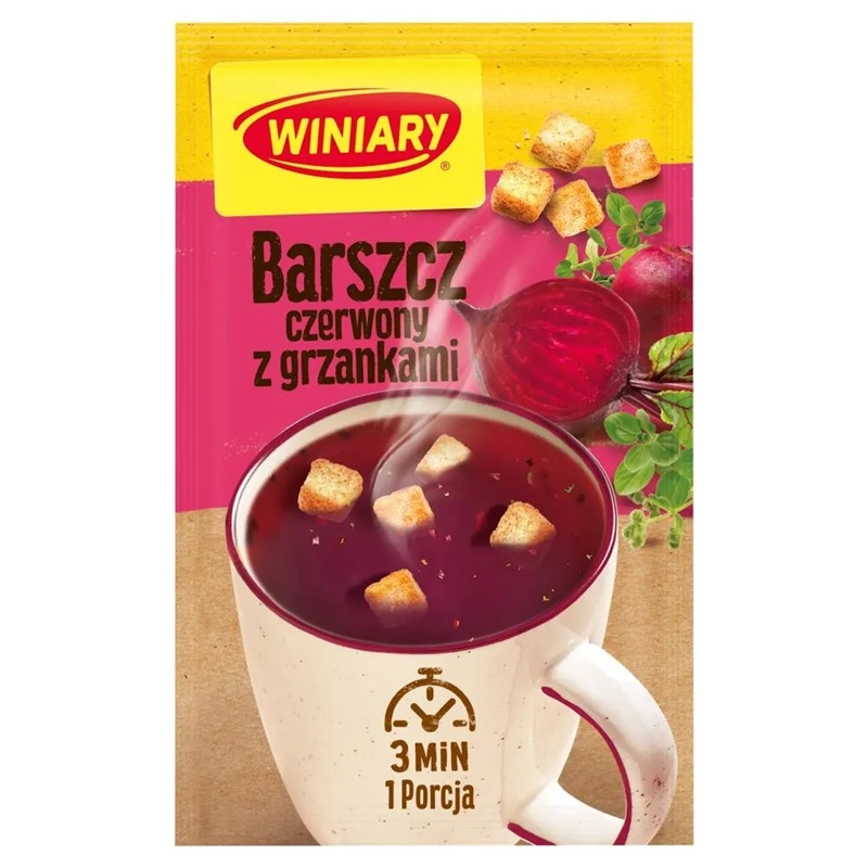 Barszcz czerwony z grzankami picture