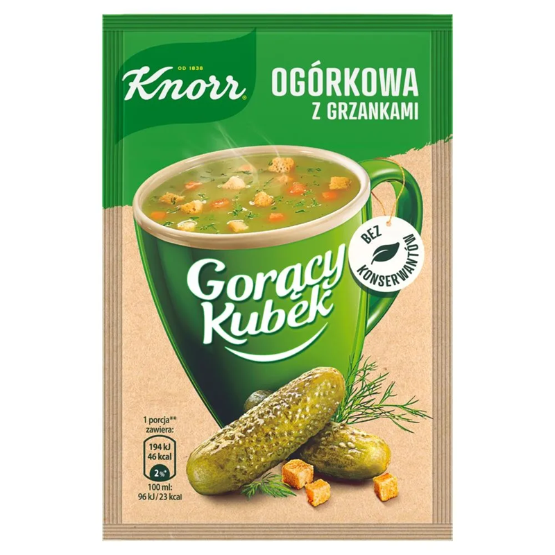 Ogórkowa z grzankami picture