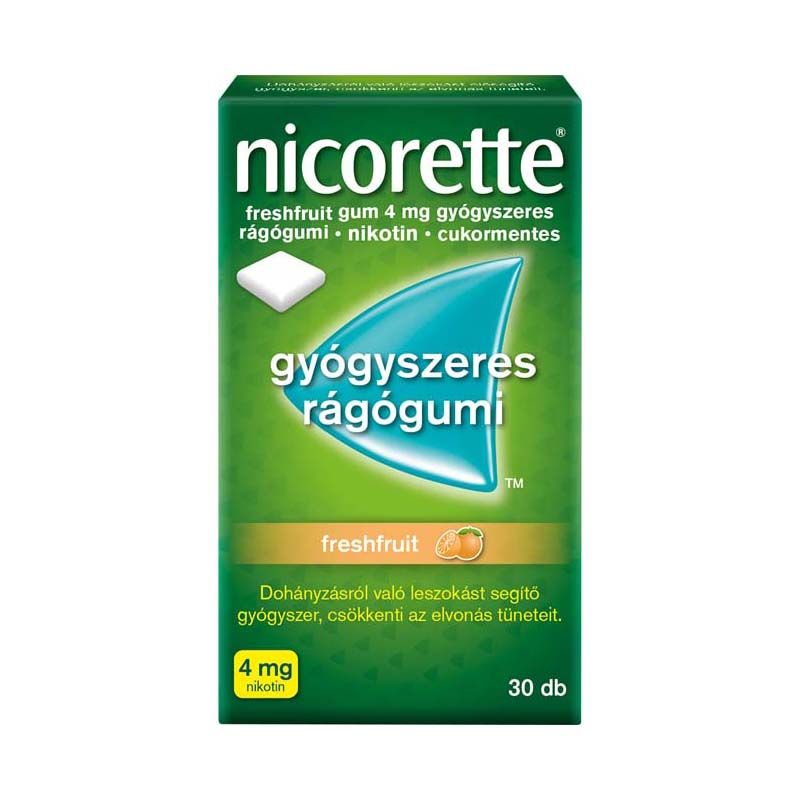 Rágógumi,gyógyszeres freshfruit 4 mg picture