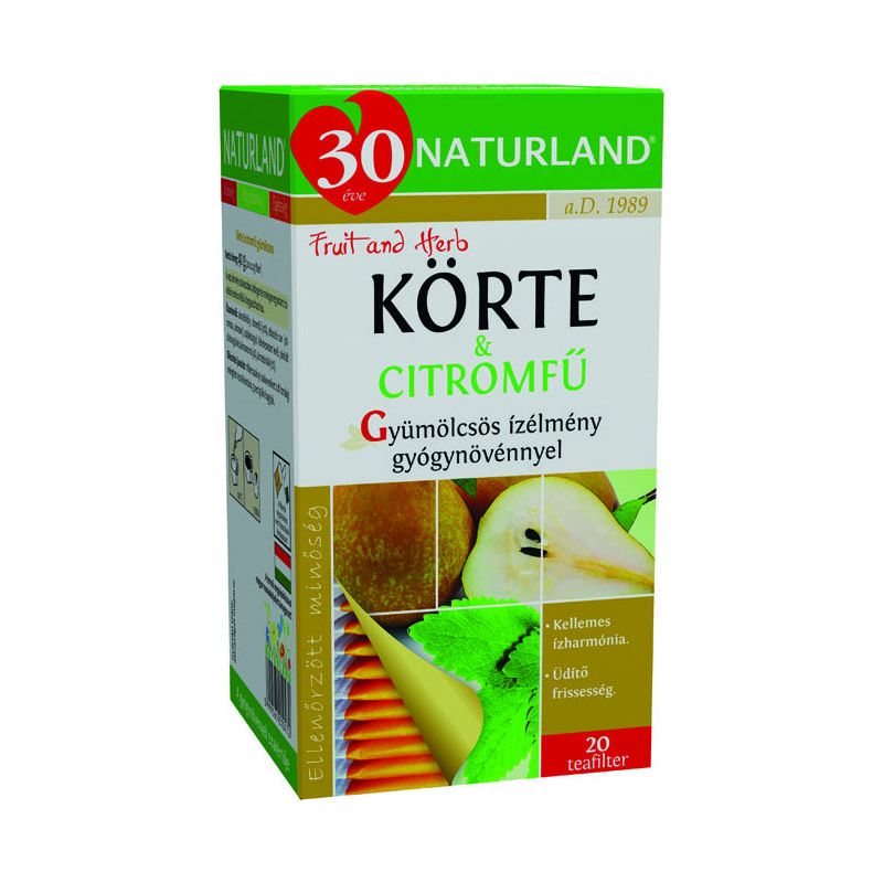 Körte és citromfű gyümölcstea picture