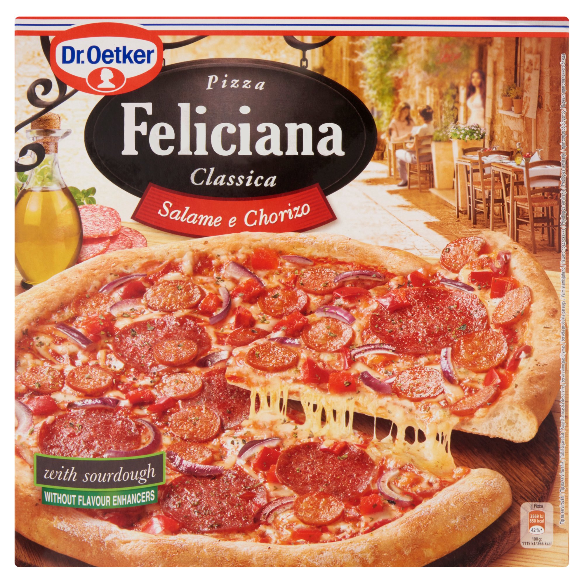 Pizza,gyorsfagyasztott szalámi-chorizo picture