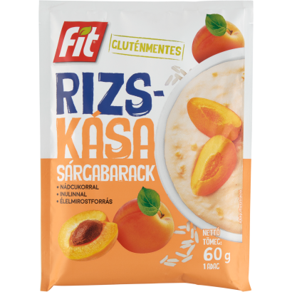 Reggeli rizskása,sárgabarack nádcukorral és inulinnal picture