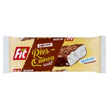 Puffasztott rizs-quinoa szelet tejcsokoládé bevonatban picture
