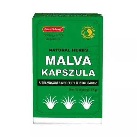 Kapszula,mályva tea picture