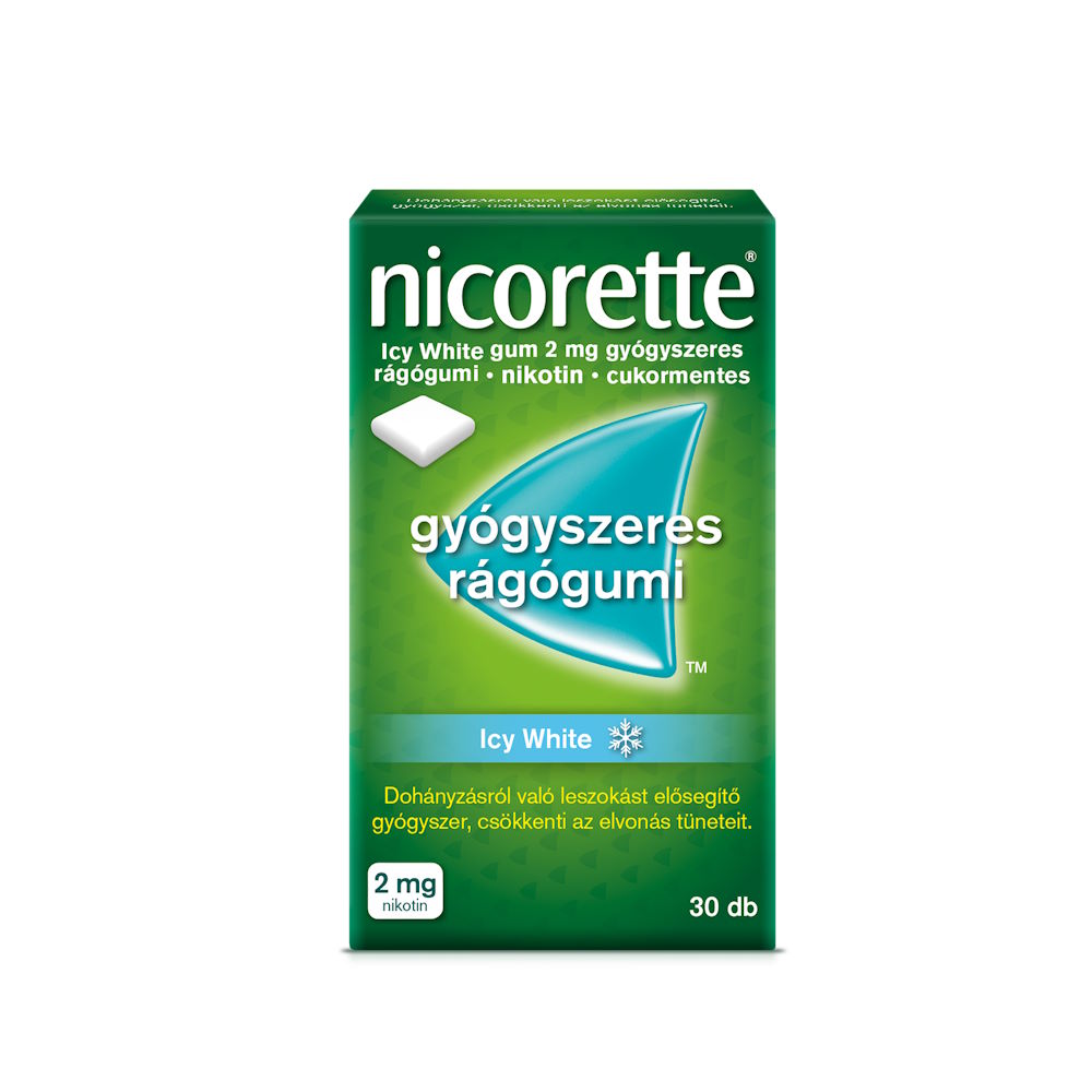 Rágógumi,gyógyszeres icy white 2 mg picture
