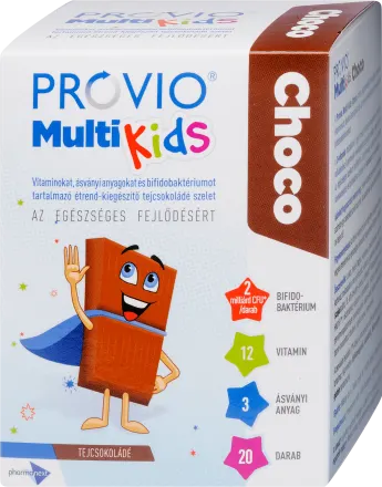 Étrend kiegészítő,tejcsokoládé multi kids choco picture