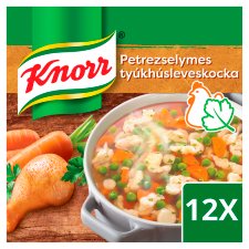 Leveskocka,petrezselymes tyúkhúsleves picture
