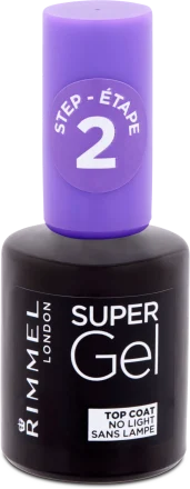 Fedőlakk super gel top coat no light 001 picture