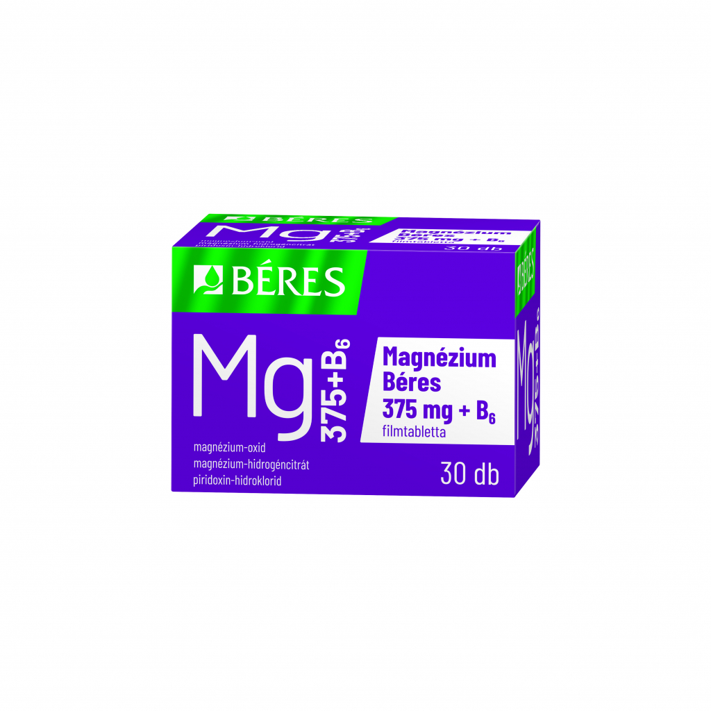 Magnézium+ b6 filmtabletta 375 mg picture