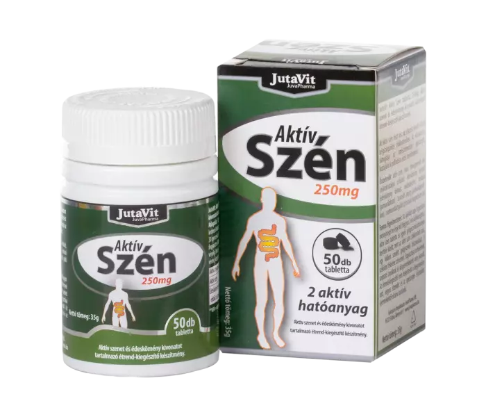 Tabletta,aktív szén 250 mg picture