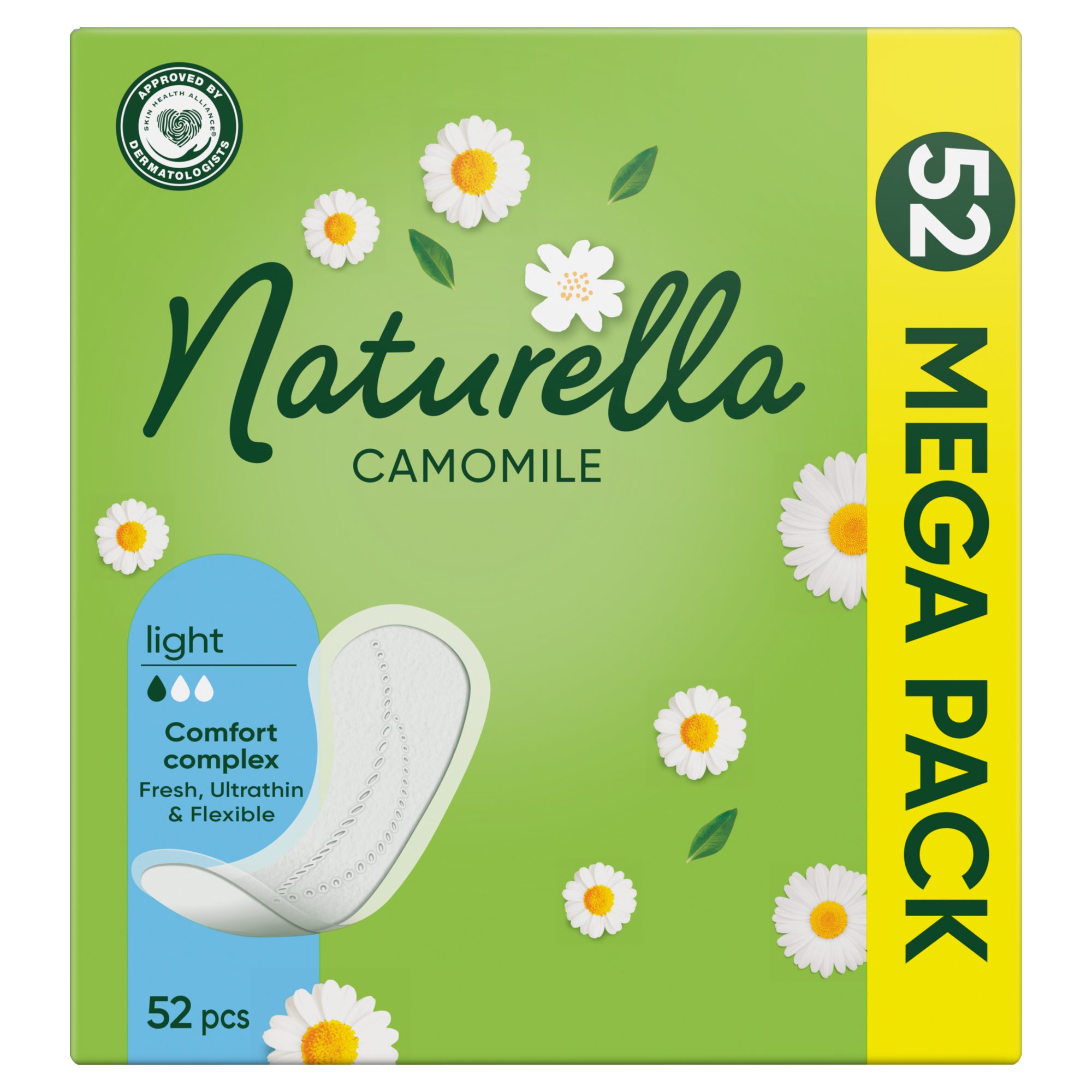 Tisztasági betét,normal kamilla/camomile picture