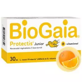 Rágótabletta,protectis junior + d3-vitamin narancsos picture