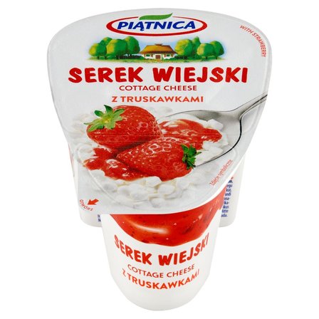 Serek wiejski z truskawkami picture