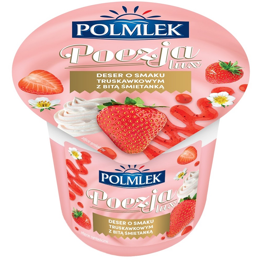 Deser truskawkowy z bitą śmietanką picture