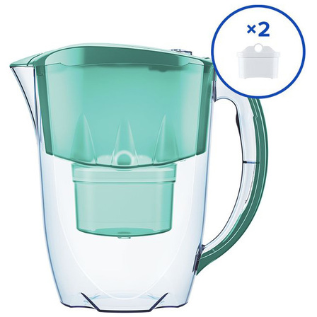 Dzbanek jasper 2.8 l miętowy + 2 wkłady mg picture