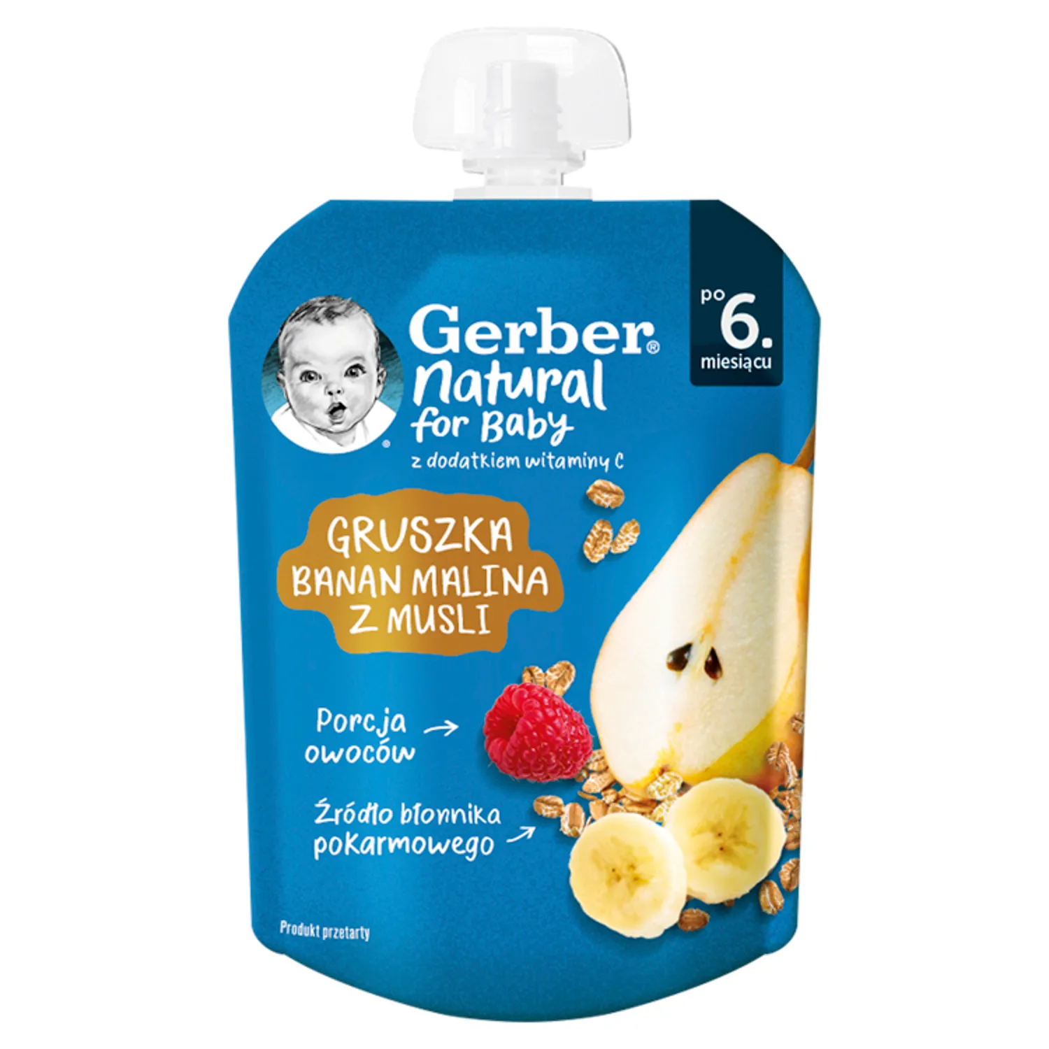 Mus gruszka-banan-malina z musli picture