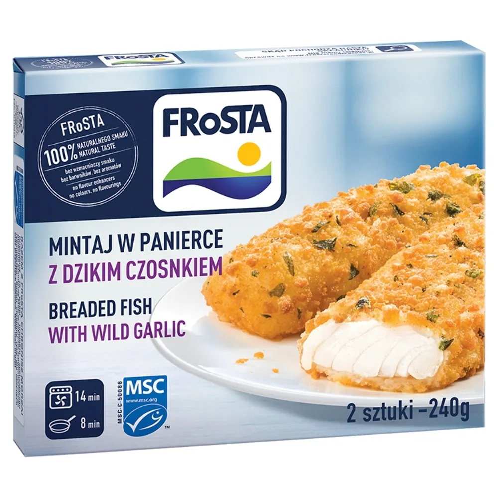 Mintaj w panierce z dzikim czosnkiem picture
