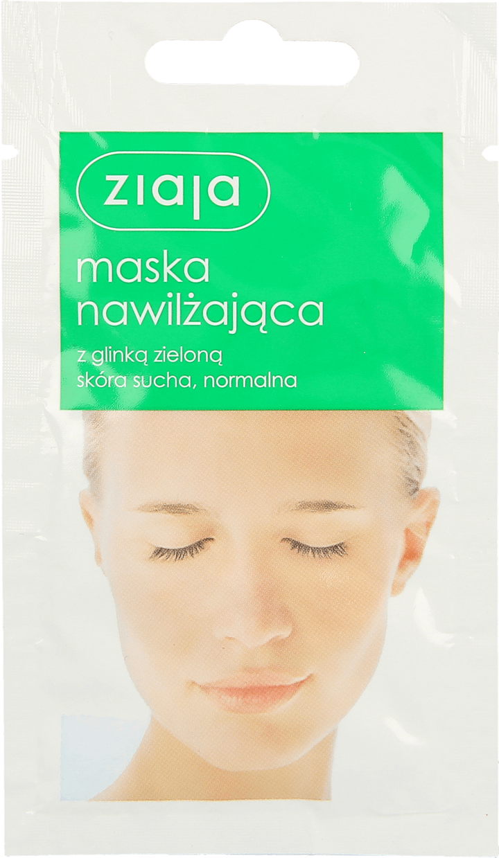 Maska nawilżająca z glinką zieloną skóra sucha, normalna picture