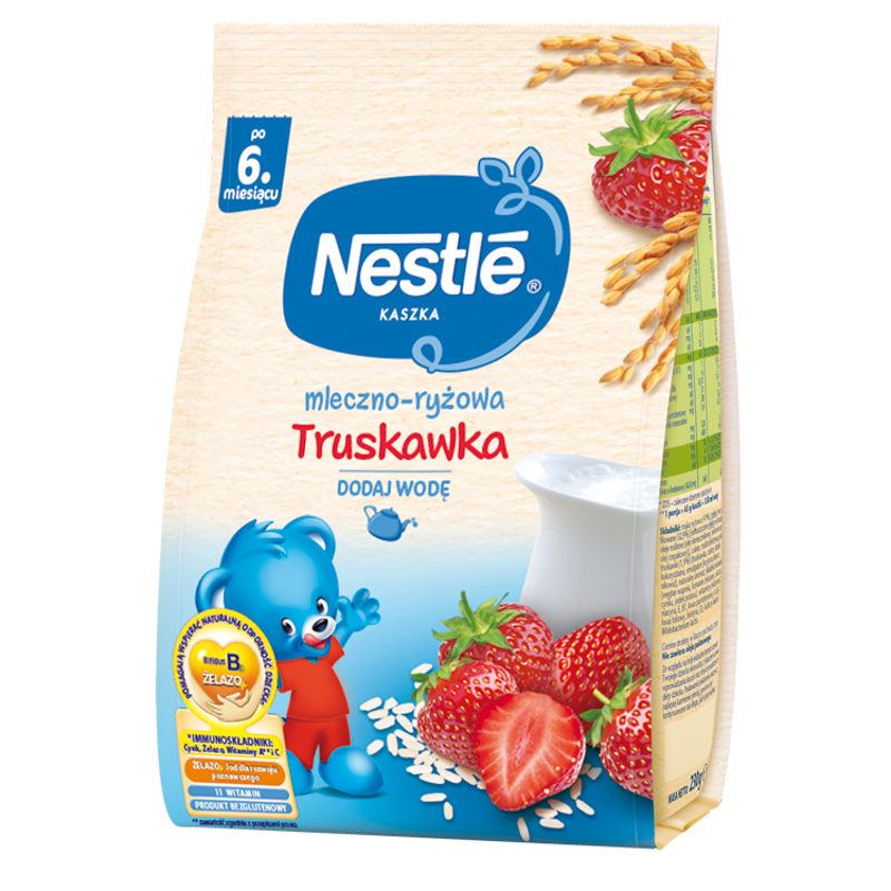 Kaszka mleczno-ryżowa truskawka picture