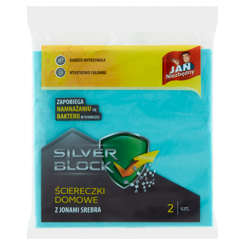 Ściereczki domowe silver block picture