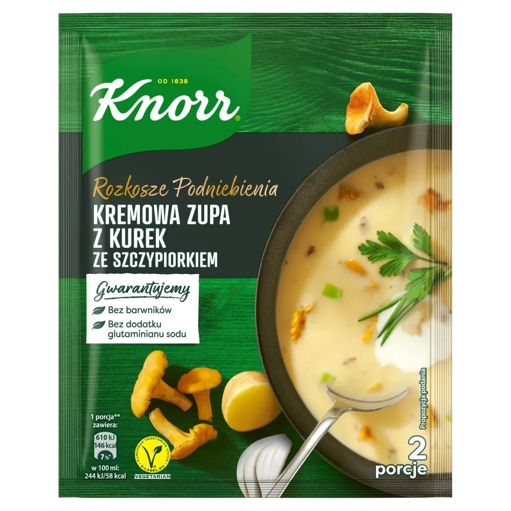 Kremowa zupa z kurek ze szczypiorkiem (przed 2024 r) picture