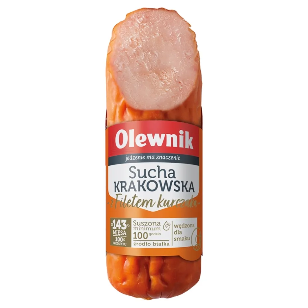 Kiełbasa krakowska sucha z fileta kurczaka picture