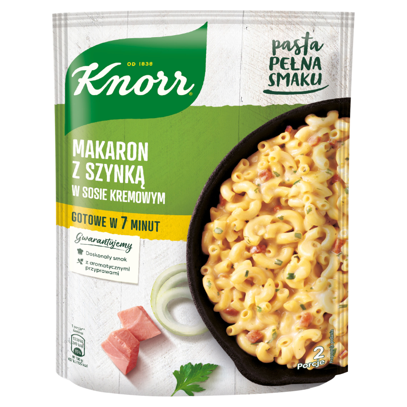Makaron z szynką w sosie kremowym picture
