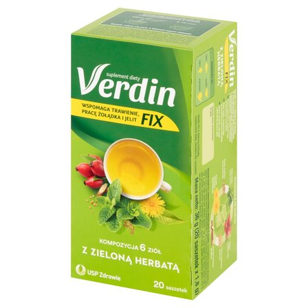 Herbata kompozycja 6 ziół z zieloną herbatą picture