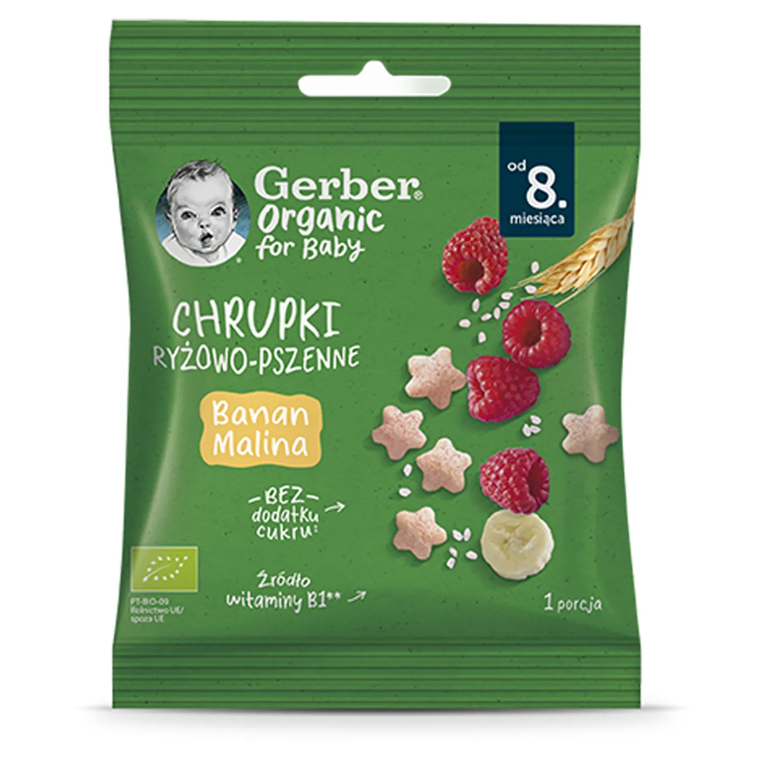 Chrupki ryżowo-pszenne banan i malina picture
