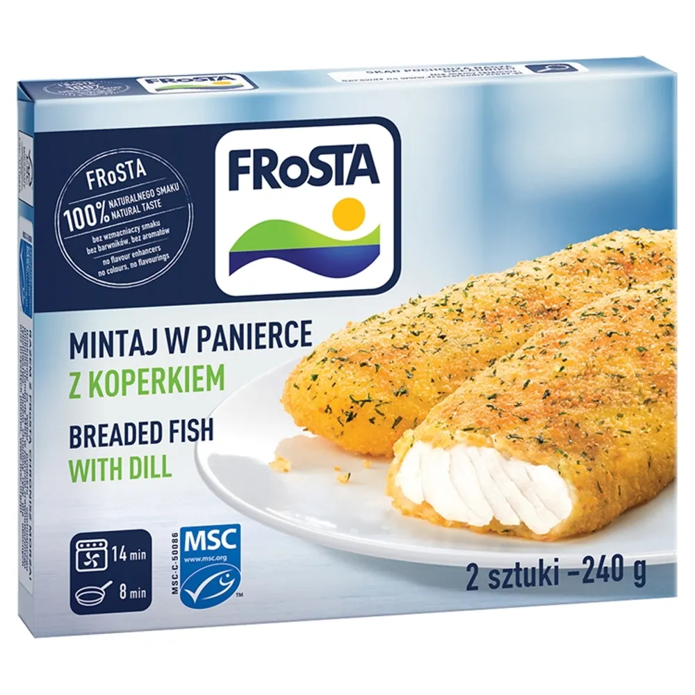 Mintaj w panierce z koperkiem picture