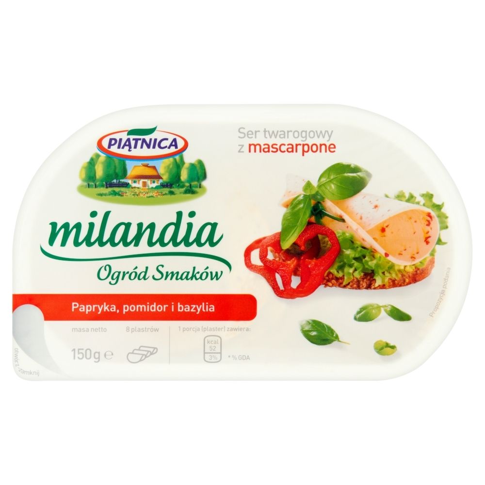 Ser twarogowy z mascarpone papryka pomidor i bazylia picture