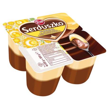 Pudding czekoladowy z sosem waniliowym picture