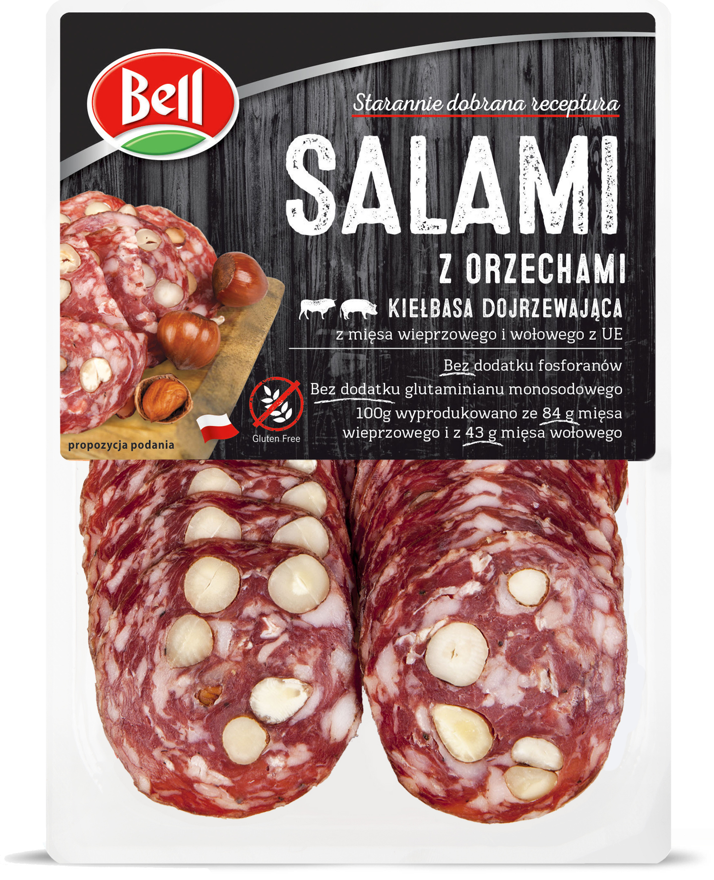 Salami z orzechami laskowymi picture